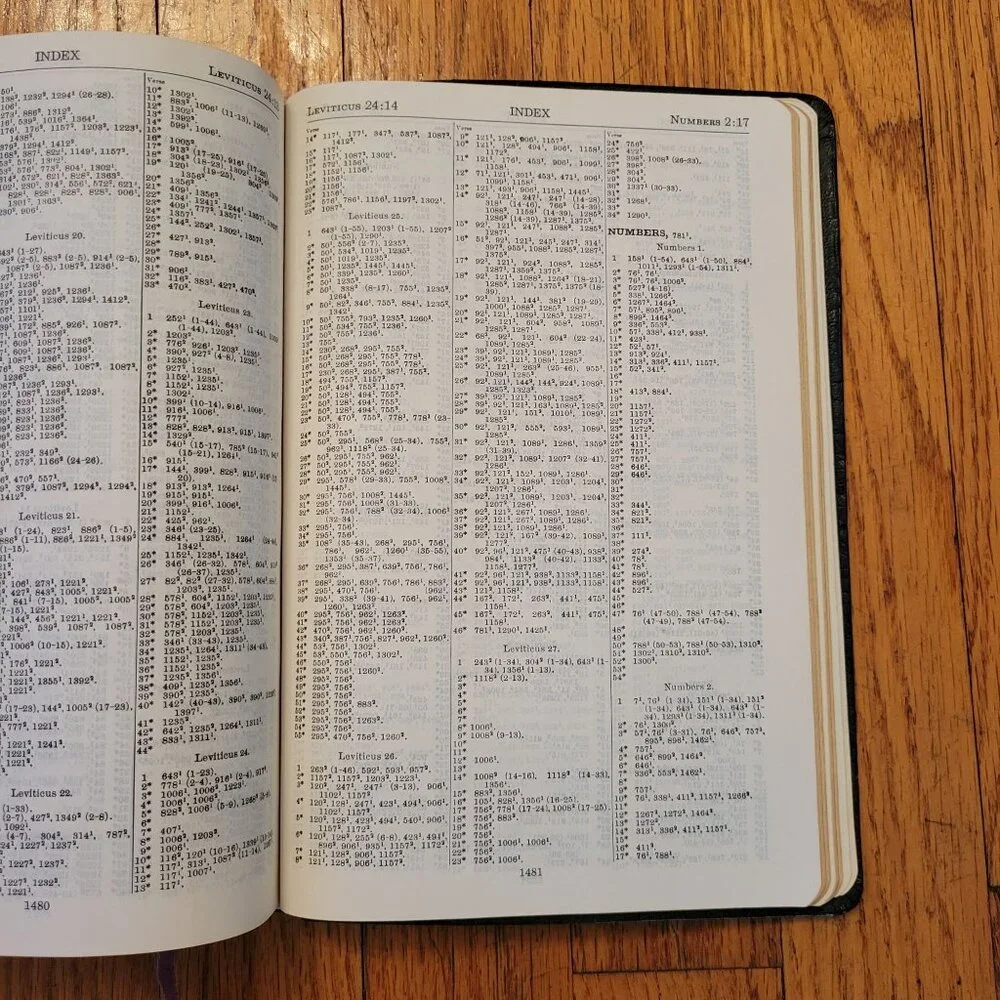 Naves Topical Bible Leather Bound Digest Of The Holy Scriptures Southwestern 196